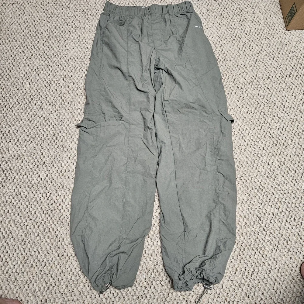 WILO the Label Nylon Green Parachute Jogger Pants Lightweight Women's Size XS - Picture 1 of 8